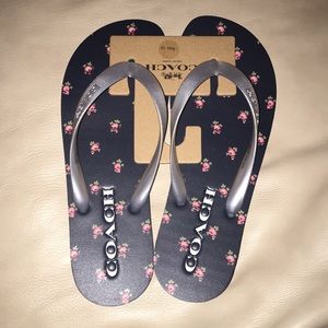 Coach flip flops